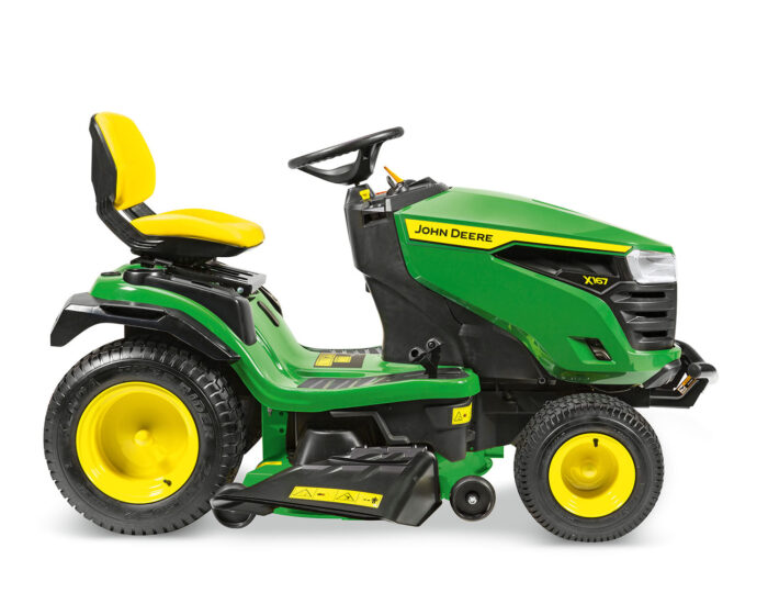 John Deere X167 Side Discharge and Mulching 48" Ride On Lawn Mower - Image 4